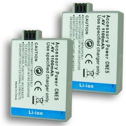 Accessory Power CANON LP-E5 / LPE5 Professional Series Equivalent Li Ion Battery 2-PK for EOS Rebel Xsi Digital SLR