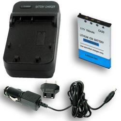 Accessory Power CASIO NP-20 / NP20DBA Equivalent OEM BC-11L Charger & Battery Combo for Select EXILIM Cameras