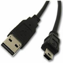 CABLES TO GO Cables To Go USB Cable - 1 x Type A - 1 x Mini Type B USB - 3.28ft - Black