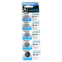 Camelion CR1620 Button Cell Lithium Battery, 5-Pack