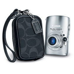 CANON - FOR BUY.COM Canon PowerShot SD990 IS Digital Camera with Coach Kit - Silver - 14.7 Megapixel - 16:9 - 3.7x Optical Zoom - 4x Digital Zoom - 2.5 Active Matrix TFT Color LCD