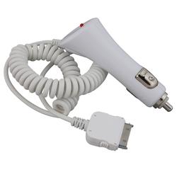 Eforcity Car Charger for Apple 3G iPhone, White by Eforcity