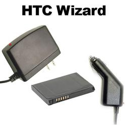 Eforcity Car / Home Car Travel Charger / Li-Ion Battery - HTC Wizard / Cingular 8125 / Blackberry Pearl 811