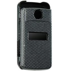 Wireless Emporium, Inc. Carbon Fiber Snap-On Protector Case Faceplate for Sony Ericsson TM506