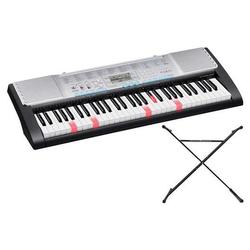 Casio LK220STAD LK-220 Stad 61 Lighted Key Keyboard With MP3/IPOD Inputs; Stand; AC Adapter
