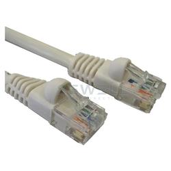 Generic Cat5e 350MHz Molded Ethernet Cable, White, 25 foot