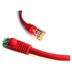 Generic Cat5e 350Mhz Molded Ethernet Cable, Red, 10 ft