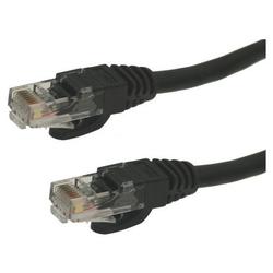 GWC Cat6 Molded Ethernet Cable, Black 1 feet
