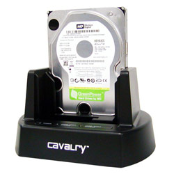 Cavalry Storage Cavalry SATA 2-Bay USB 2.0 Dock and One (1) WD10EACS Hard Drive Bundle