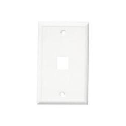 Channel Vision 1 Socket Faceplate - Almond