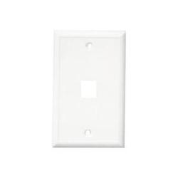 Channel Vision 1 Socket Faceplate - White