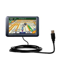 Gomadic Classic Straight USB Cable for the Garmin Nuvi 265WT with Power Hot Sync and Charge capabilities - G