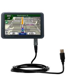 Gomadic Classic Straight USB Cable for the Garmin Nuvi 765T with Power Hot Sync and Charge capabilities - Go