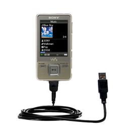 Gomadic Classic Straight USB Cable for the Sony Walkman NWZ-A726 with Power Hot Sync and Charge capabilities