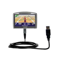 Gomadic Classic Straight USB Cable for the TomTom GO 630 with Power Hot Sync and Charge capabilities - Gomad