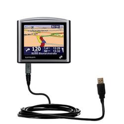 Gomadic Classic Straight USB Cable for the TomTom ONE Regional 22 with Power Hot Sync and Charge capabilitie
