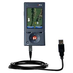 Gomadic Classic Straight USB Cable for the uPro uPro Golf GPS with Power Hot Sync and Charge capabilities -