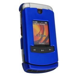 Eforcity Clip On Case for Motorola Adventure V750, Metallic Blue by Eforcity