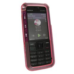 Eforcity Clip On Case for Nokia XpressMusic 5310, Clear Pink by Eforcity