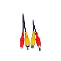 Clover Video Cable with DC Jack - 1 x RCA - 1 x DC Jack - 100ft