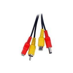 Clover Video Cable with DC Jack - 1 x RCA - 1 x DC Jack - 60ft