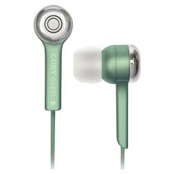 Coby Electronics CV-E51 Stereo Earphone - Connectivit : Wired - Stereo - Ear-bud - Green