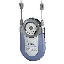 Coby Electronics CX-7 Mini AM/FM Radio Tuner (CX7BLU)