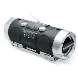 Coby Electronics CX-CD282 Portable CD / Radio / Stereo Cassette Player/Recorder with Powered Woofer