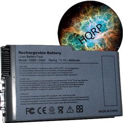 HQRP Combo Replacement Li-ion Laptop Battery for Dell Latitude D520 D600 D610 Series + Mousepad