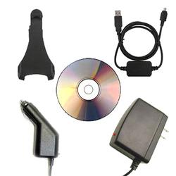 Eforcity Combo Value Pack Motorola Razr V3 / V3m / V3c - USB Data Cable / Ringtone CD / Travel and Car Ch