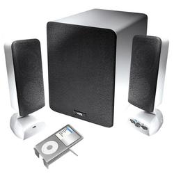 Cyber Acoustics Platinum CA-3618 Multimedia Speaker System - 2.1-channel - 12W (RMS) / 24W (PMPO)