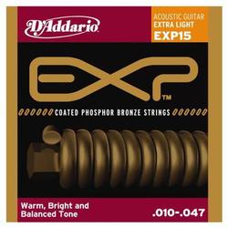 D'addario D'Addario EXP15 Phosphor Bronze 10-47 Extra Light Acoustic Guitar Strings