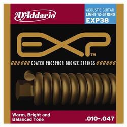 D'addario D'Addario EXP38 Phosphor Bronze 10-47 Light 12-Strings