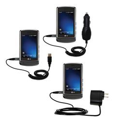 Gomadic Deluxe Kit for the LG VX9700 includes a USB cable with Car and Wall Charger - Brand w/ TipEx