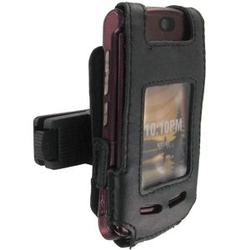 Wireless Emporium, Inc. Deluxe Lambskin Premium Leather Case for Motorola RAZR2 V8/V9m