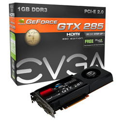 EVGA GeForce GTX 285 SSC 1GB DDR3 702MHz PCI-E 2.0 Video Card