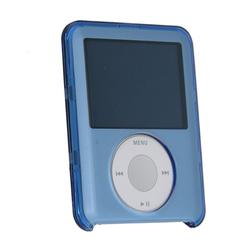 Eforcity Delux Package -- iPod Nano 3 Gen Clear Blue Crystal Hard Case with Screen Protector Guard S