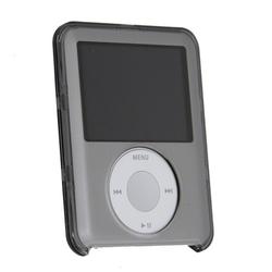Eforcity Delux Package -- iPod Nano 3 Gen Clear Smoke Crystal Hard Case with Screen Protector Guard