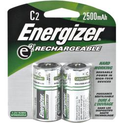 Energizer C Size Nickel Metal Hydride Rechargeable Battery - Nickel-Metal Hydride (NiMH) - 1.2V DC - General Purpose Battery