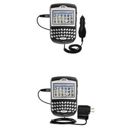 Gomadic Essential Kit for the Blackberry 7250 - includes Car and Wall Charger with Rapid Charge Technology