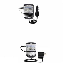 Gomadic Essential Kit for the Blackberry 7290 - includes Car and Wall Charger with Rapid Charge Technology