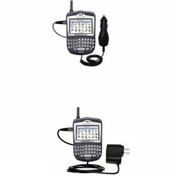 Gomadic Essential Kit for the Blackberry 7520 - includes Car and Wall Charger with Rapid Charge Technology