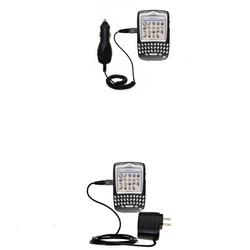 Gomadic Essential Kit for the Blackberry 7730 - includes Car and Wall Charger with Rapid Charge Technology