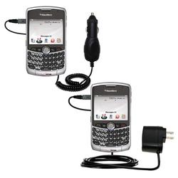 Gomadic Essential Kit for the Blackberry 8330 - includes Car and Wall Charger with Rapid Charge Technology