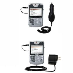 Gomadic Essential Kit for the Blackberry 8707v - includes Car and Wall Charger with Rapid Charge Technology