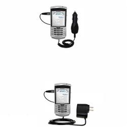 Gomadic Essential Kit for the Cingular Blackberry 7100g - includes Car and Wall Charger with Rapid Charge Te