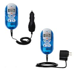 Gomadic Essential Kit for the Cingular Firefly - includes Car and Wall Charger with Rapid Charge Technology