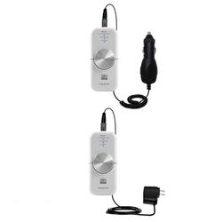 Gomadic Essential Kit for the Creative xMod - includes Car and Wall Charger with Rapid Charge Technology -