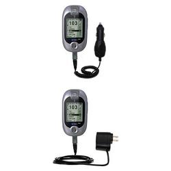 Gomadic Essential Kit for the Golf Buddy Pro GPS Range Finder - includes Car and Wall Charger with Rapid Cha
