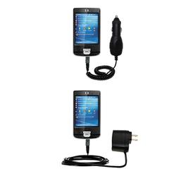 Gomadic Essential Kit for the HP iPaq 211 - includes Car and Wall Charger with Rapid Charge Technology - Go